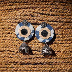 Amaira Handcrafted GS Fabart Jhumki Earrings