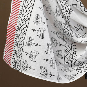Black - 3pc Sanganeri Block Print Cotton Dress Material 34