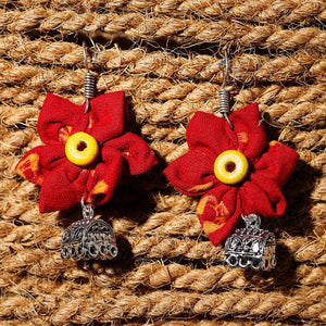 Amaira Handcrafted GS Fabart Phool Kali Earrings