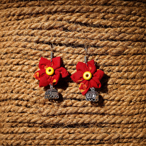 Amaira Handcrafted GS Fabart Phool Kali Earrings