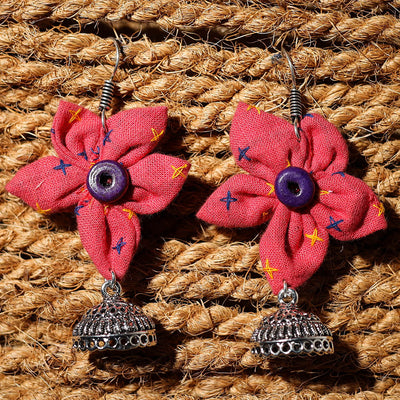 Arushi Handcrafted GS Fabart Phool Kali Earrings