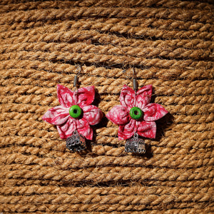 Alisha Handcrafted GS Fabart Phool Kali Earrings