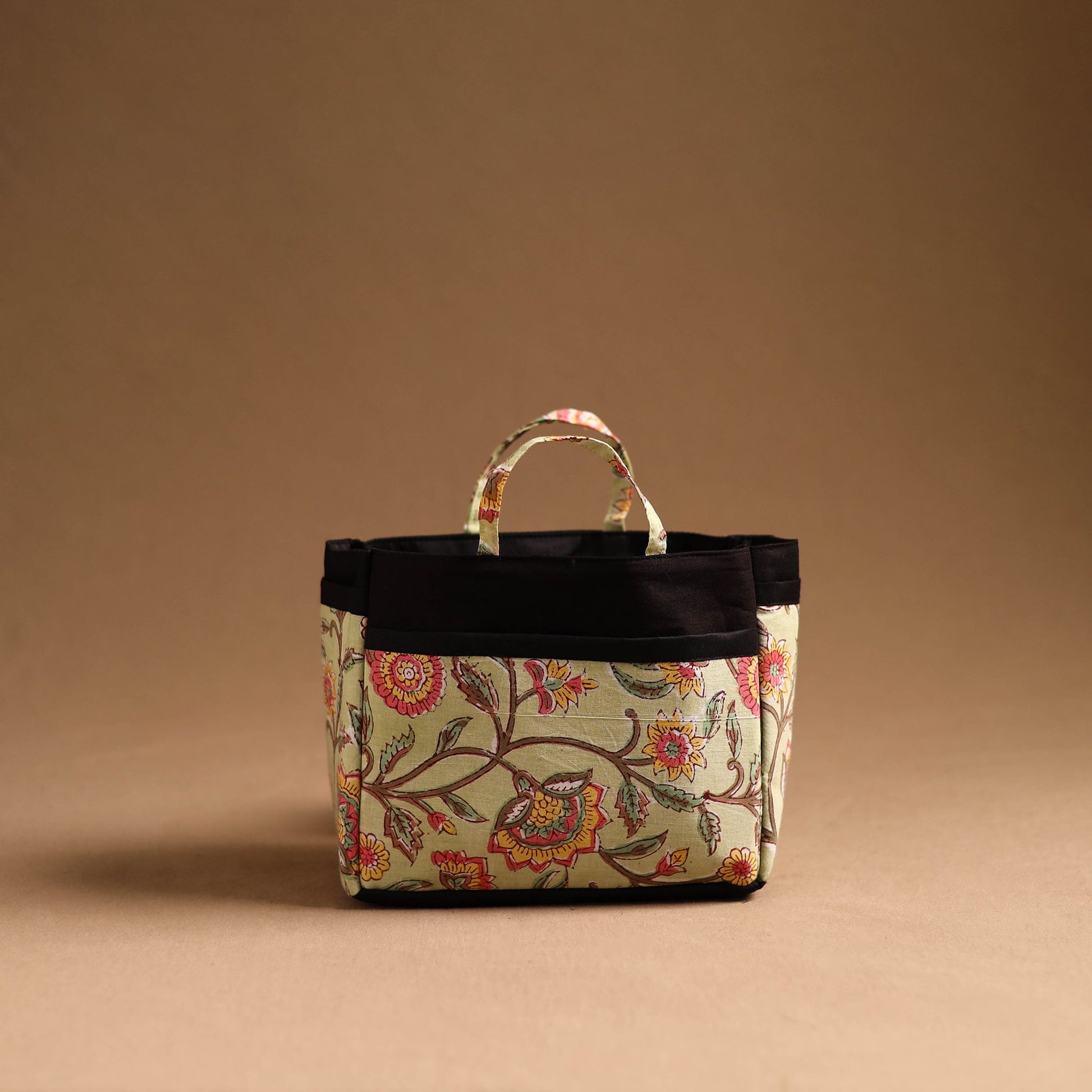 Beige - Handmade Cotton Multipurpose Cosmetic/Toiletry Bag 08