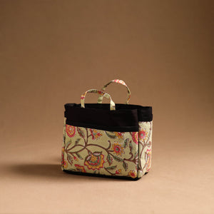 Beige - Handmade Cotton Multipurpose Cosmetic/Toiletry Bag 08
