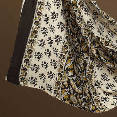 Black - 3pc Block Print Cotton Bagru Dress Material 58
