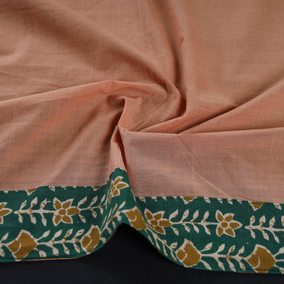 Brown - Plain Cotton Blouse Piece 71