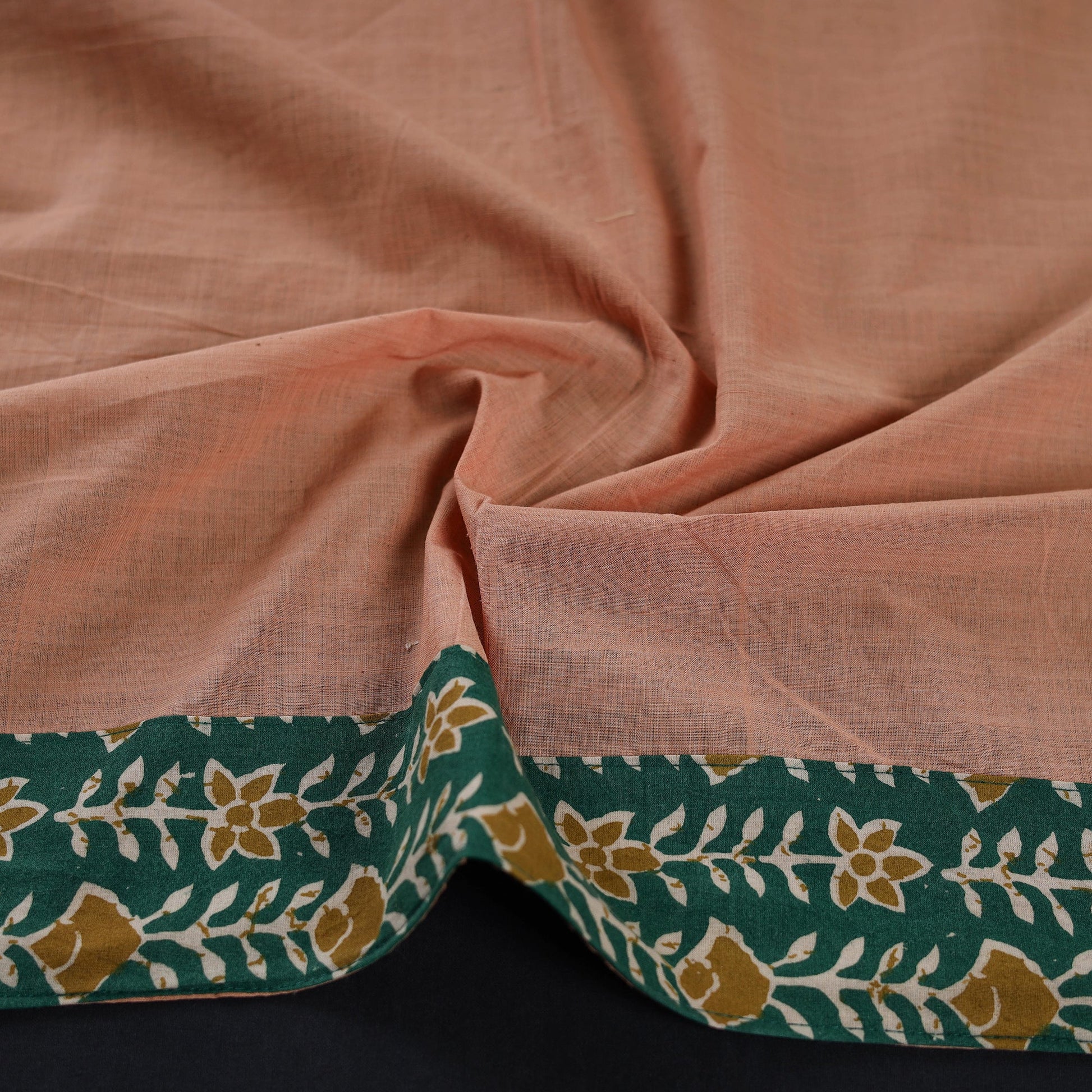 Brown - Plain Cotton Blouse Piece 71