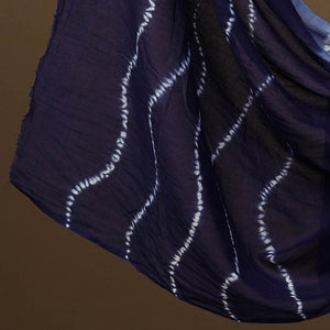 Blue - 3pc Mul Cotton Tie-Dye Shibori Dress Material 65