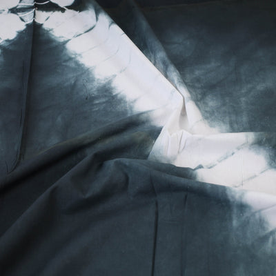 Black - Tie & Dye Cotton Double Shibori Bed Sheet Set