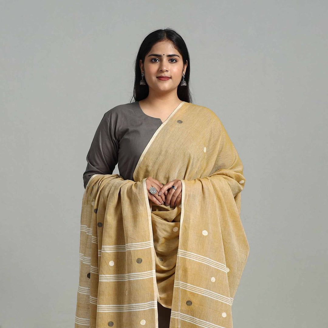 Purple - Burdwan Jamdani Handloom Cotton 2pc Unstitched Dress Material 31 main image 1