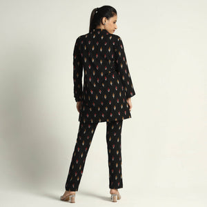 Black - Pochampally Ikat Cotton Co-Ord Set