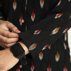 Black - Pochampally Ikat Cotton Co-Ord Set