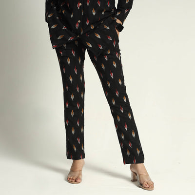 Black - Pochampally Ikat Cotton Co-Ord Set