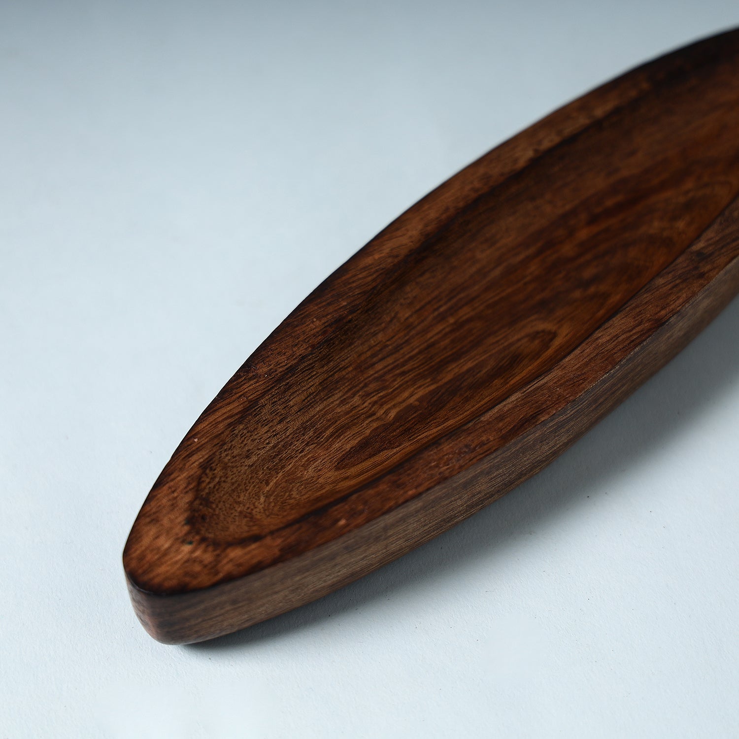 Brown - Handcrafted Mango Wooden Serving Tray (10 x 3 in)