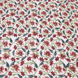 Brown - Double - Reversible Sanganeri Block Print Cotton Quilt Set 11