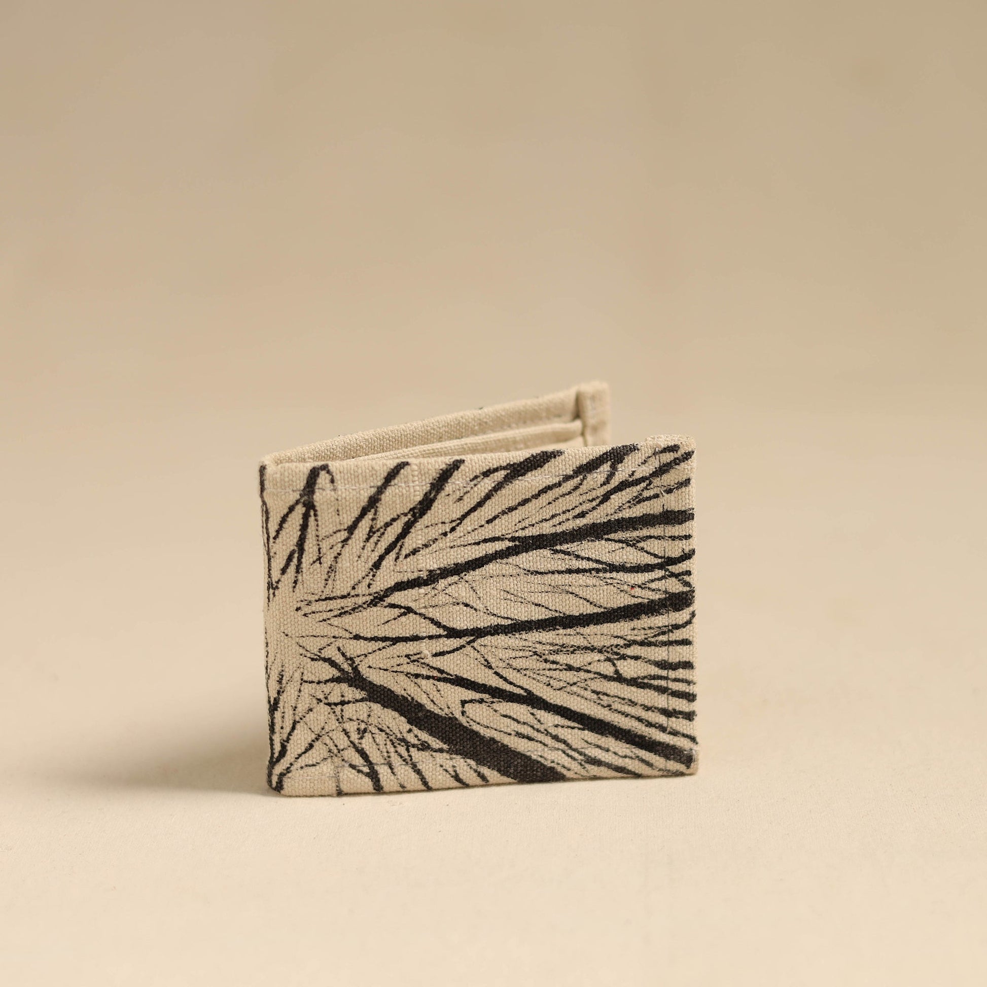 Beige - Handpainted Wallet from Odisha 09