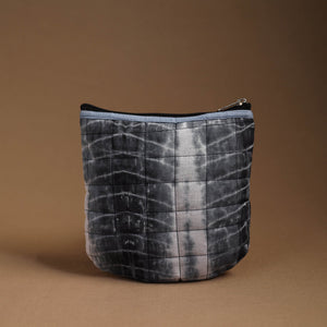 Black - Handmade Quilted Cotton Utility Pouch 13