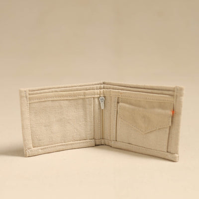 Beige - Handpainted Wallet from Odisha 07