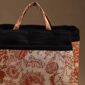 Beige - Handmade Cotton Multipurpose Cosmetic/Toiletry Bag 05