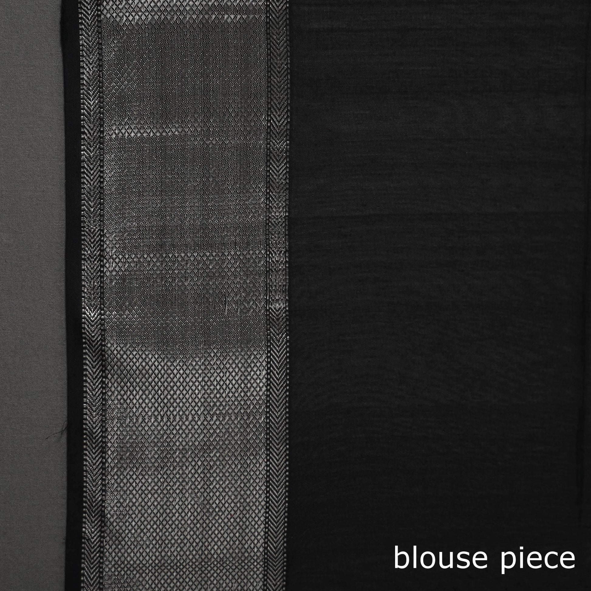 Black - Traditional Handloom Zari Buta Maheshwari Silk Cotton Saree