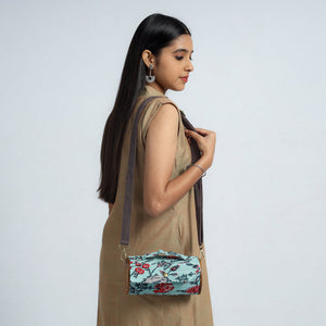 Blue - DIY Round Sling Bag / Clutch With Changeable Sleeve