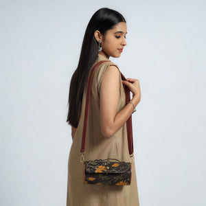 Brown - DIY Round Sling Bag / Clutch With Changeable Sleeve
