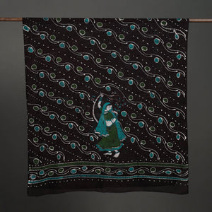 Brown - Cotton Hand Batik Print Dupatta 42