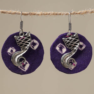 Anam Handcrafted GS Fabart Earrings 08
