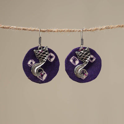 Anam Handcrafted GS Fabart Earrings 08