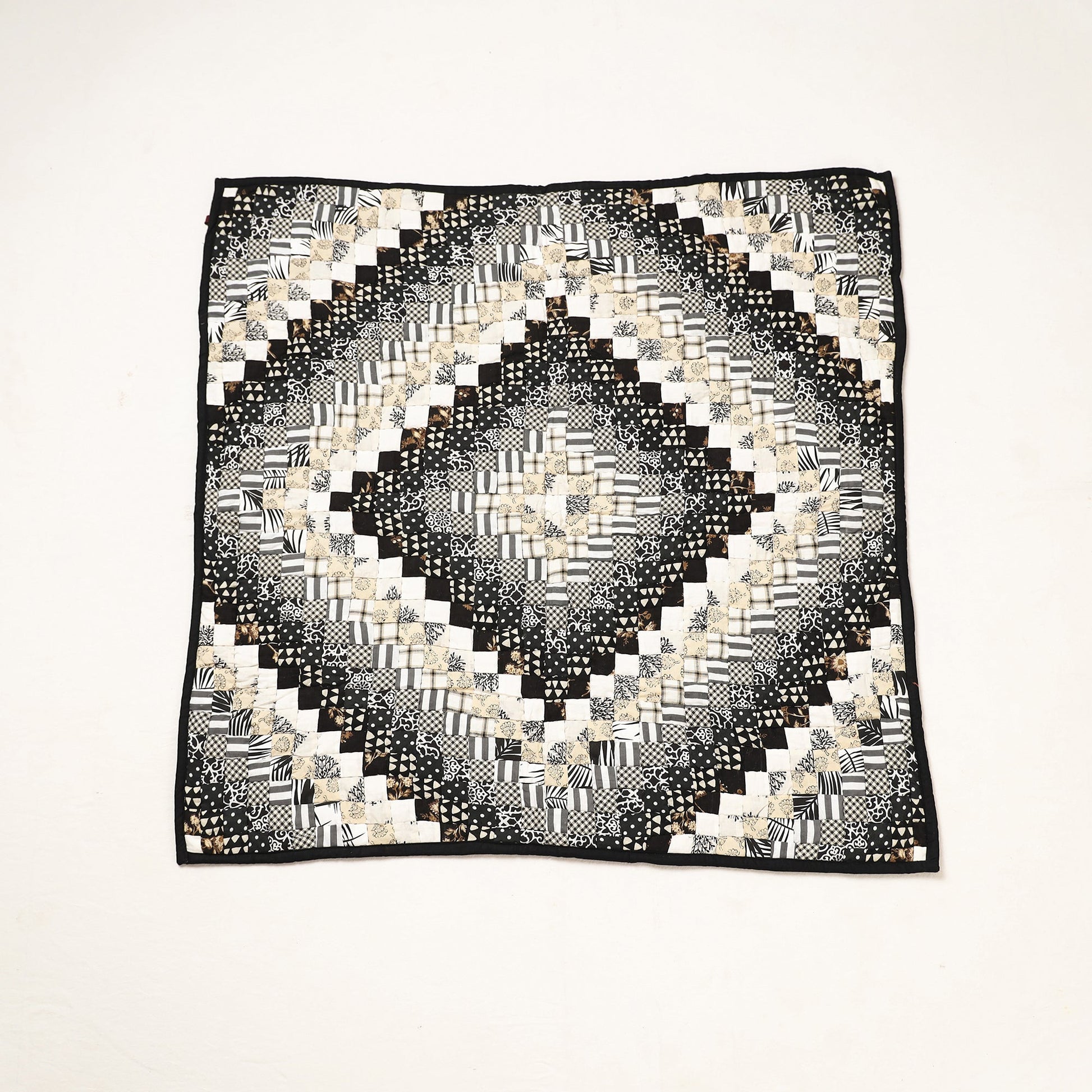 Applique Quilted Reversible Multipurpose Mat by Purkal Stree Shakti Samiti (37 x 36 in)
