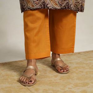 Brown - Block Printed Cotton Kalamkari Kurta Set 11
