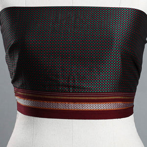 Black - Khun Weave Cotton Blouse Piece 40