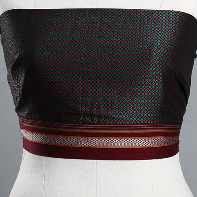Black - Khun Weave Cotton Blouse Piece 40