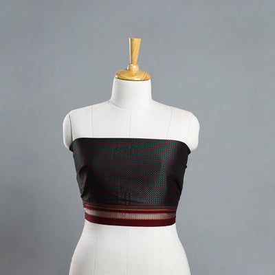 Black - Khun Weave Cotton Blouse Piece 40