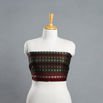 Black - Multicolor - Khun Weave Cotton Blouse Piece 45