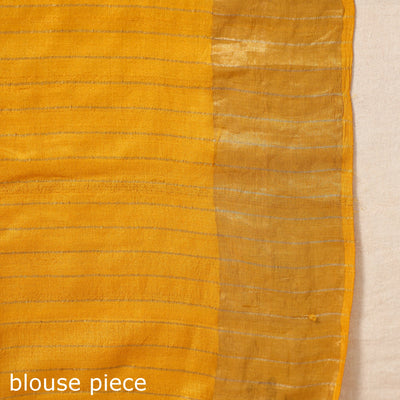 Black - Leheriya Tie-Dye Tussar Silk Handloom Saree