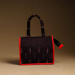 Brown - Handcrafted Cotton Small Hand Bag 25
