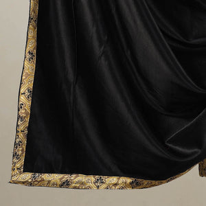 Beige - 3pc Modal Silk Ajrakh Print Kurta with Plain Dupatta 03