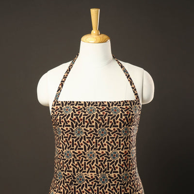 Ajrakh Block Printed Cotton Apron with Pocket 20