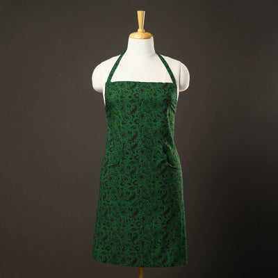 Bagh Block Printed Cotton Apron with Pocket 22
