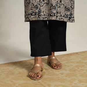 Black - Block Printed Cotton Kalamkari Kurta Set 07