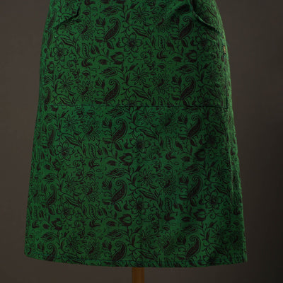 Bagh Block Printed Cotton Apron with Pocket 22