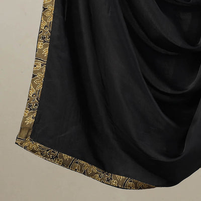 Brown - 3pc Modal Silk Ajrakh Print Kurta with Plain Dupatta 11