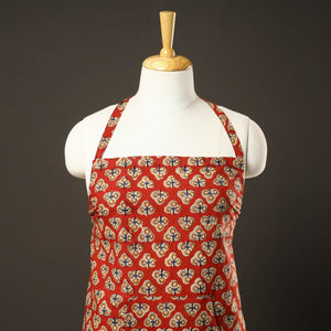 Bagru Block Printed Cotton Apron with Pocket 23