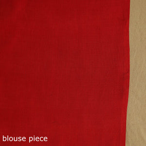 Black - Telia Rumal Handloom Cotton Pochampally Double Ikat Saree 17