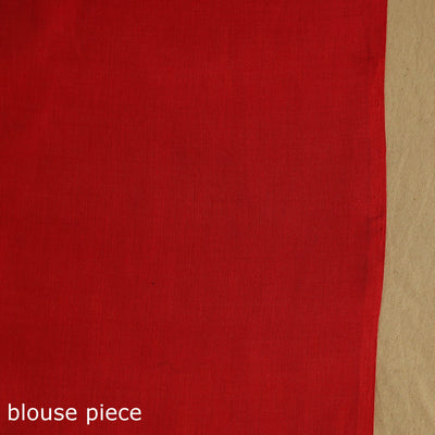 Black - Telia Rumal Handloom Cotton Pochampally Double Ikat Saree 17