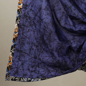 Black - 3pc Cotton Bagru Print Kurta with Batik Dupatta 03