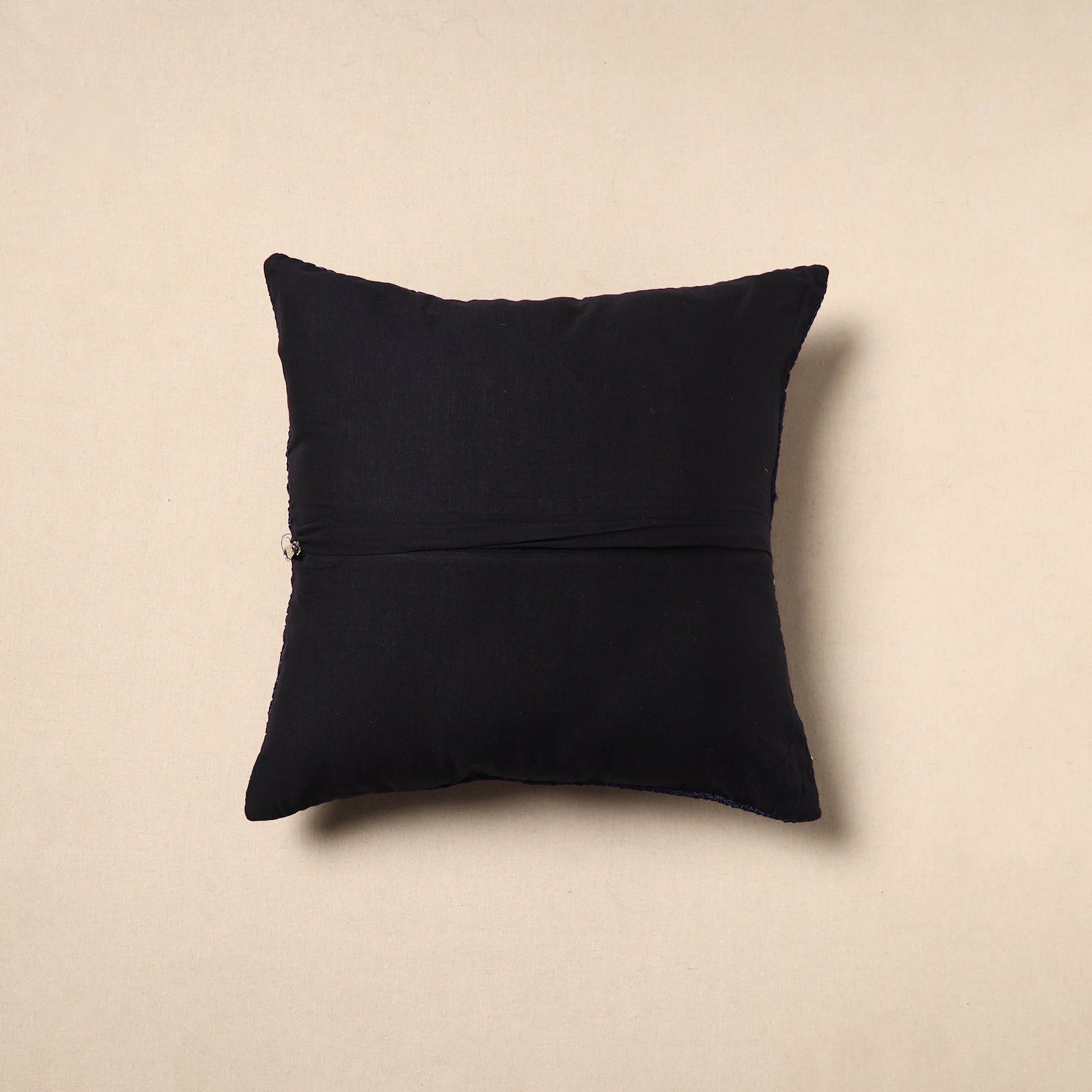 Blue - Chinon Phulkari Embroidered Cushion Cover 10