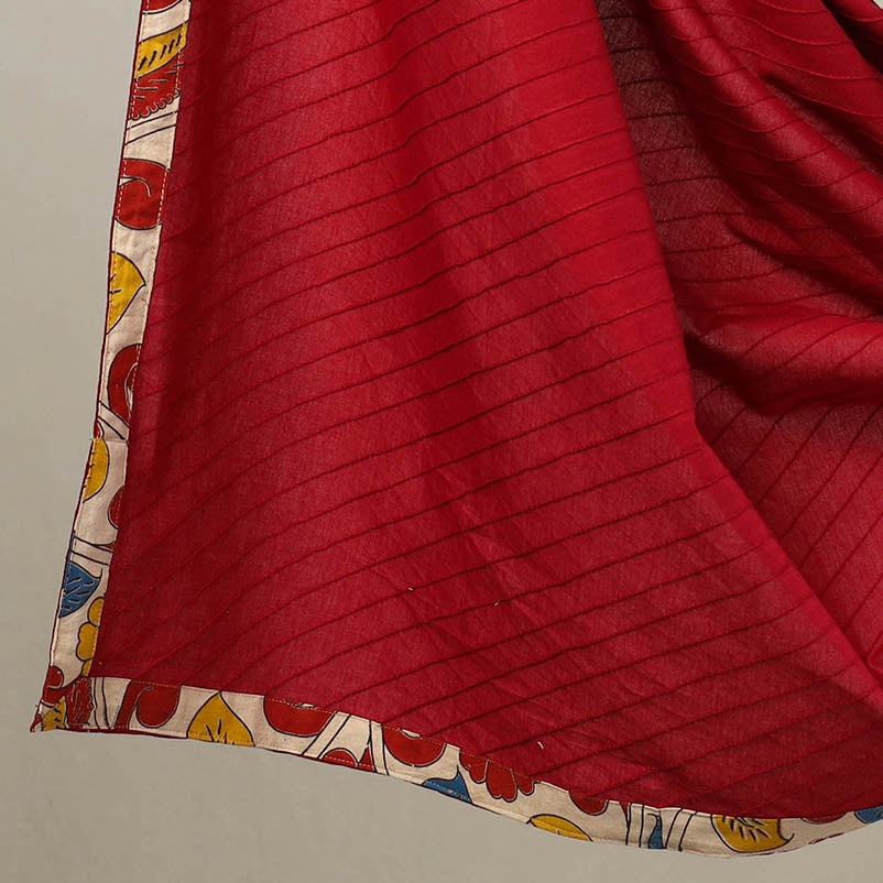 Beige - 3pc Cotton Bagru Print Kurta with Plain Dupatta 09