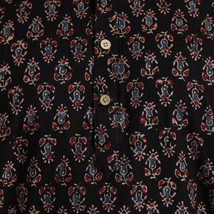 Ajrakh Block Printed Cotton Men Long Kurta 17